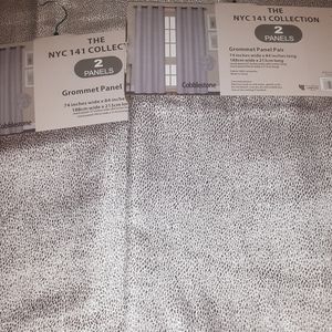 NYC141 Collection *4 PANELS* Grommet Pairs 74 x 84